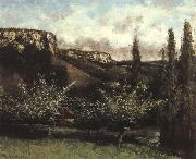 Gustave Courbet Garden oil painting reproduction